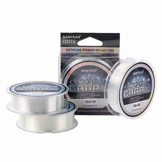 Ligne de pêche en nylon et fluorocarbone